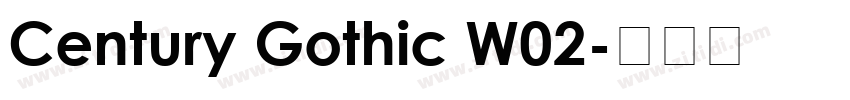 Century Gothic W02字体转换